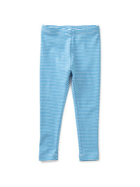 Striped Baby Leggings - Blue Aster