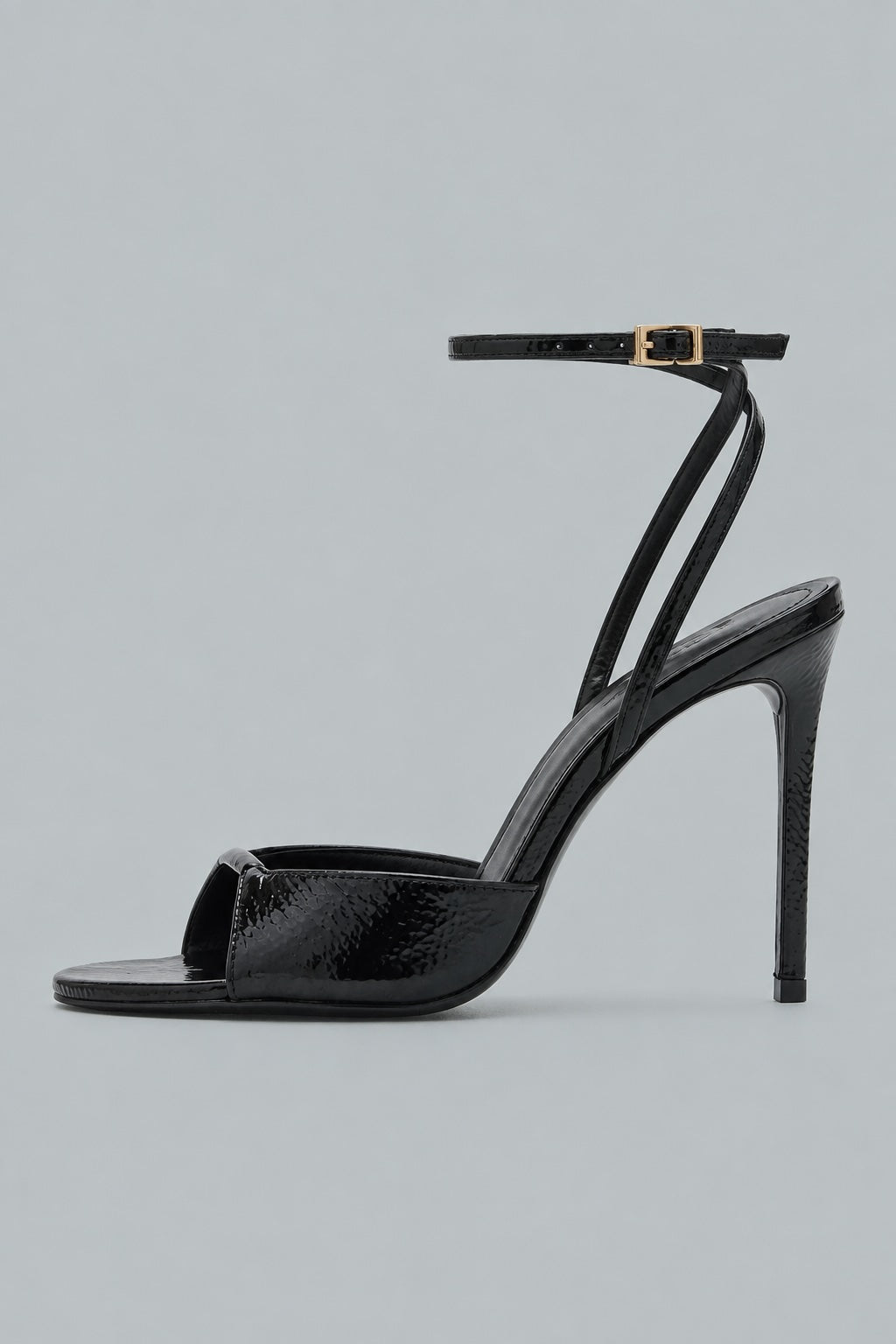 Arlette Ankle Strap Sandals - Black