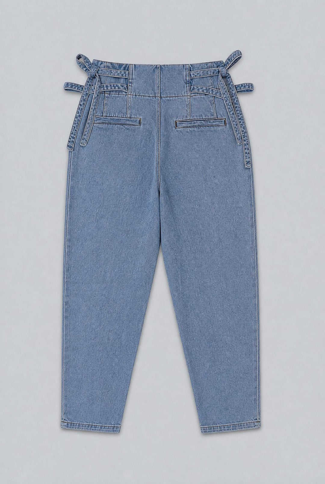 Sydney Side Tie Pants - Washed Indigo