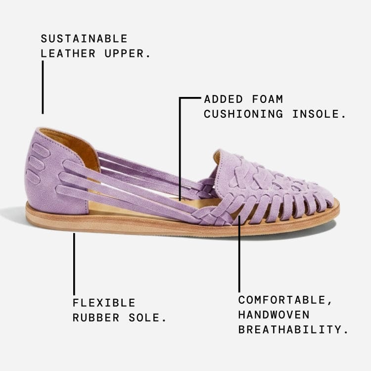 Women's Huarache Sandal 2.0 - Lilac Suede