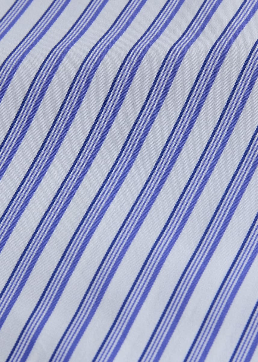 Deco Stripe Dress Shirt - Blue - Dress Shirt