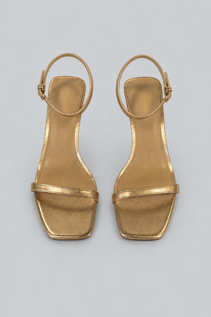 Women's Liana Mid Heel Sandals - Pale Gold
