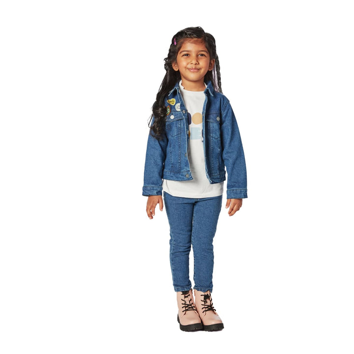 Girl Denim Skinny Jeans - Blue
