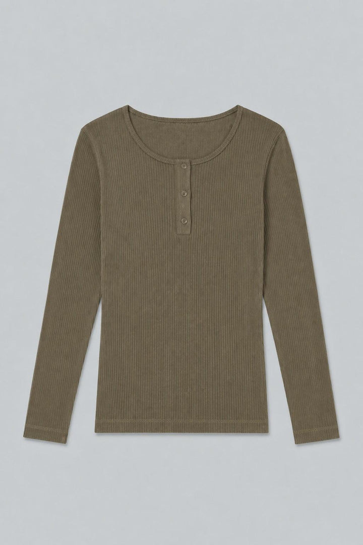 The Ribbed Top Women's - Sage