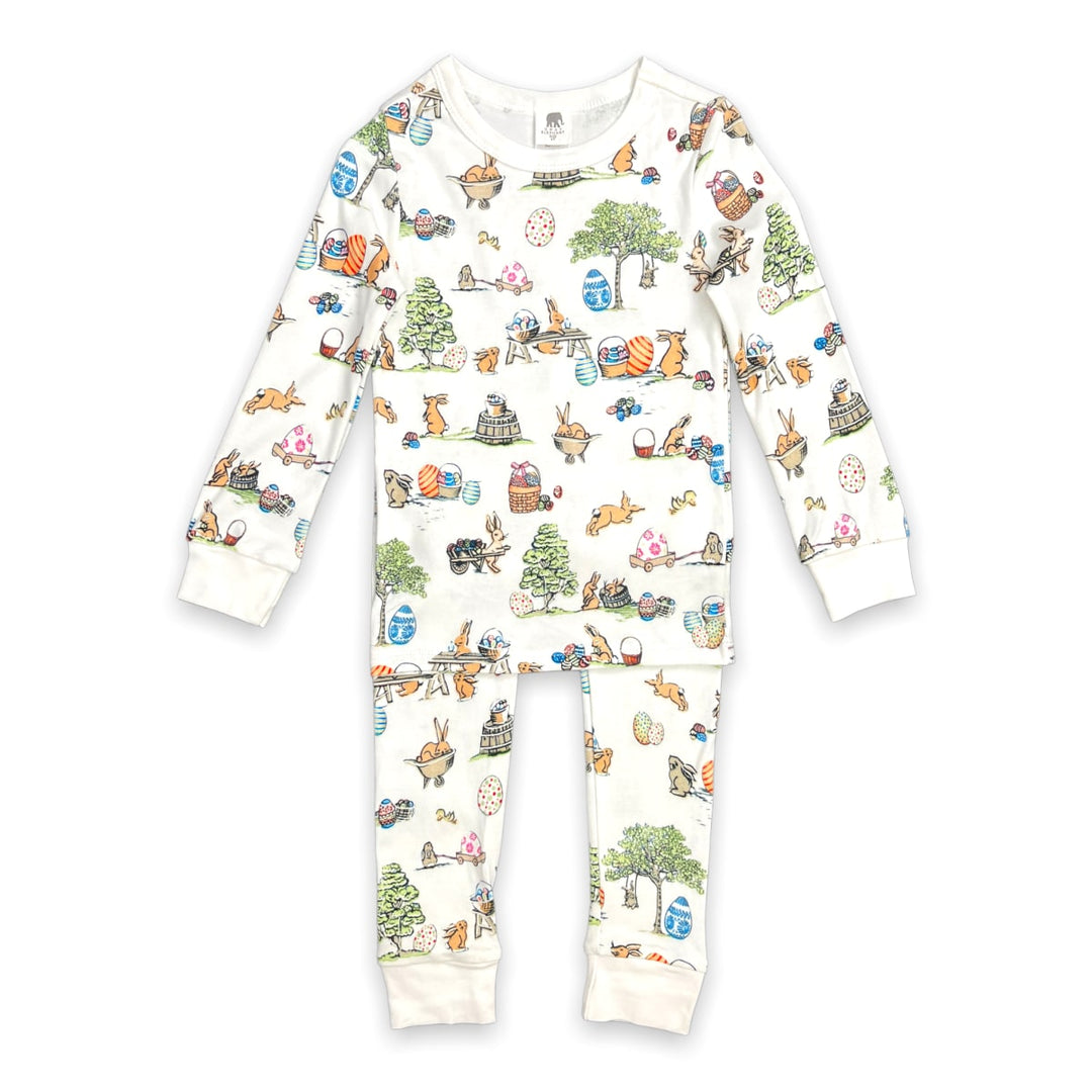 Long John Pajama Set - Egg Hunt