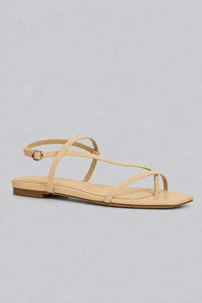 Women's Ella Slingback Thong Sandals - Creamy
