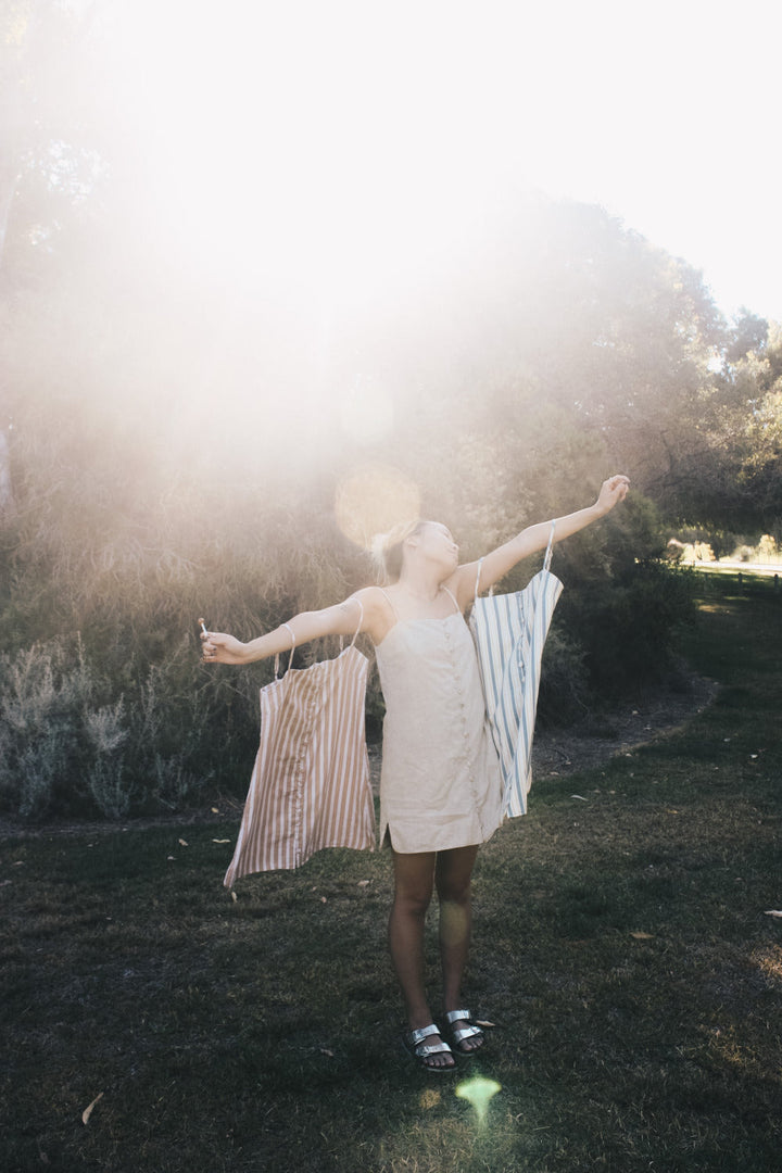 Maryn Slip Dress - Terracotta
