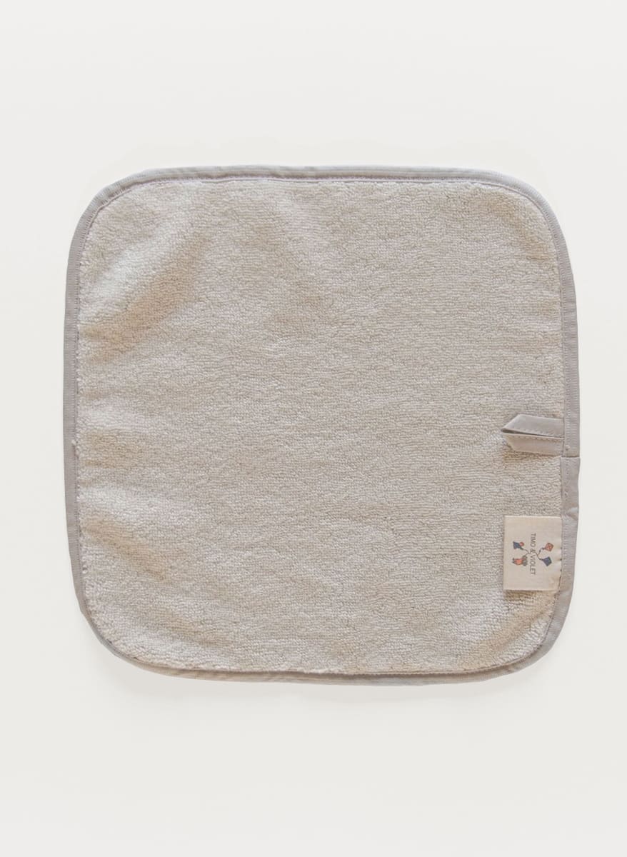 French Terry Bath Towel Collection - White Sand