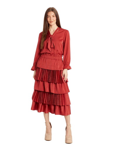 Charlotte Skirt - Burgundy