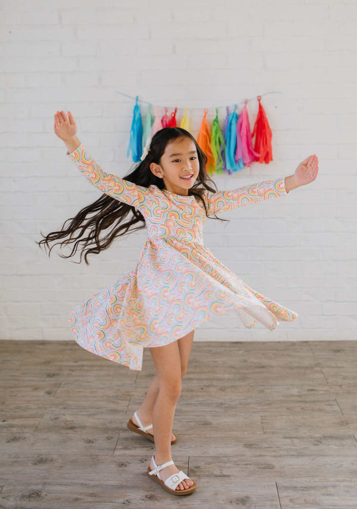Gwendolyn Dress - Primary Rainbow