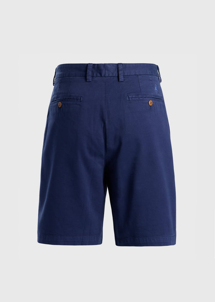 Cotton Twill Logo Shirt - Navy