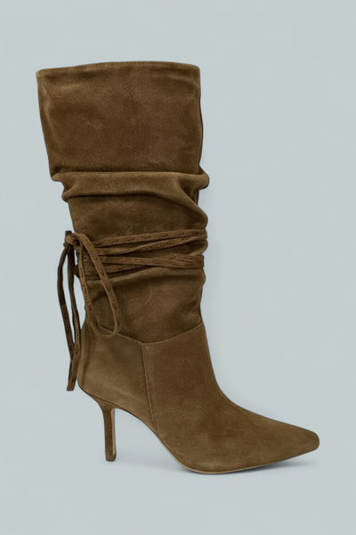 Women's Samina Wrapping Slouch Boots - Golden Sienna
