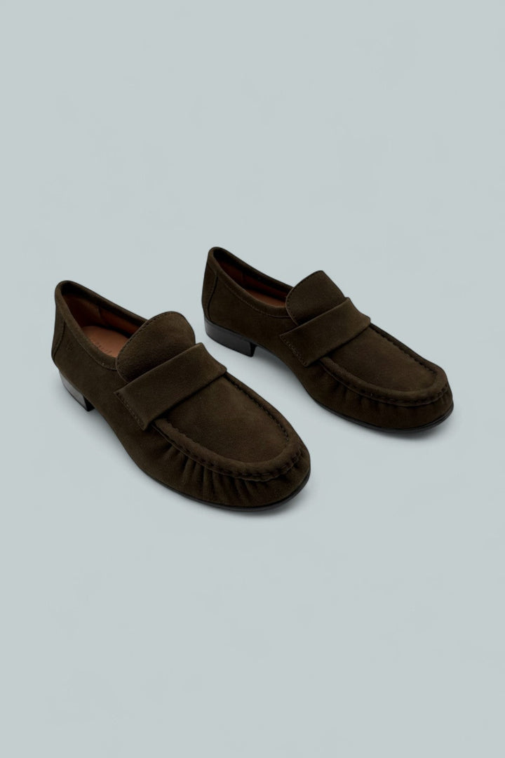 Women's Crew Loafer Flats - Moss Suede