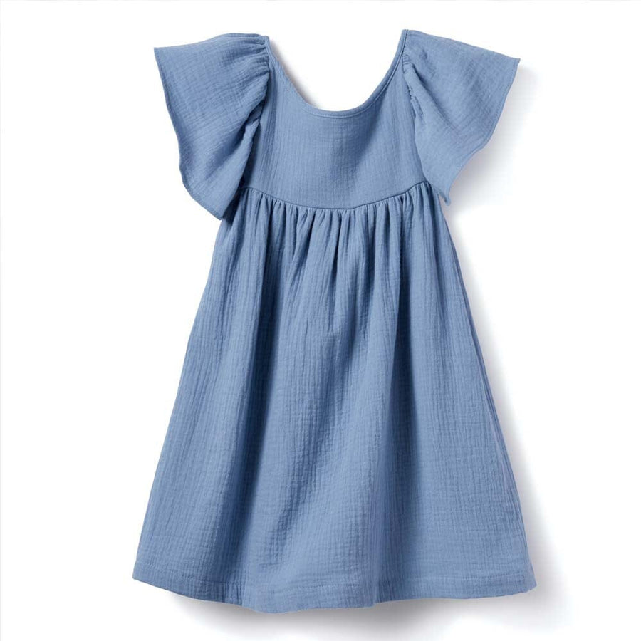 Penelope Dress - Dust Blue Dresses + Skirts Napaani 