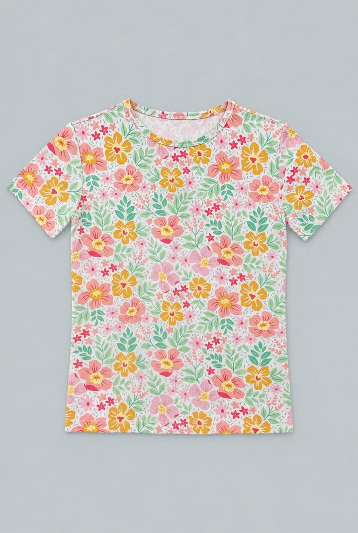 Big Kid Pajama S/S - Fantasy Flower
