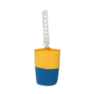 Midi Bucket Bag - Bright Colorblock