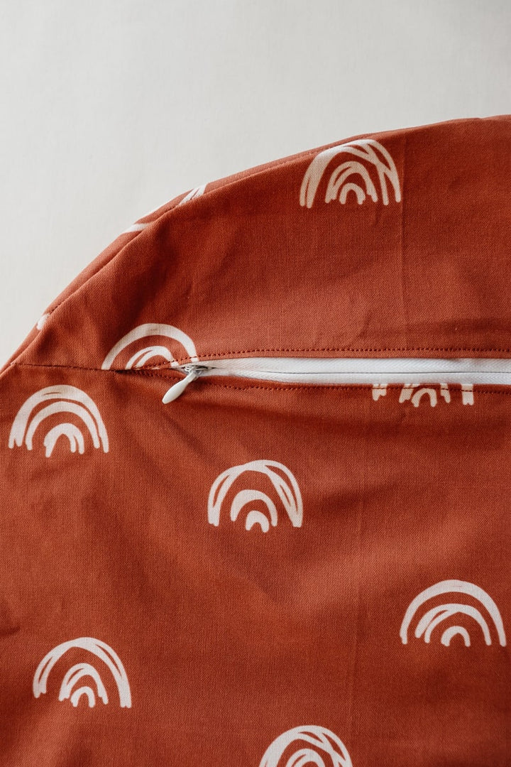 Nursing Pillow Cover - Rust