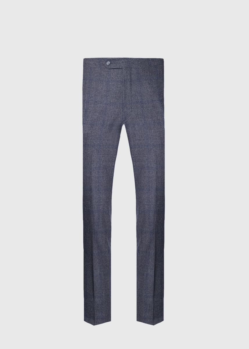 Wool & Cashmere Plaid Paul Suit - Grey