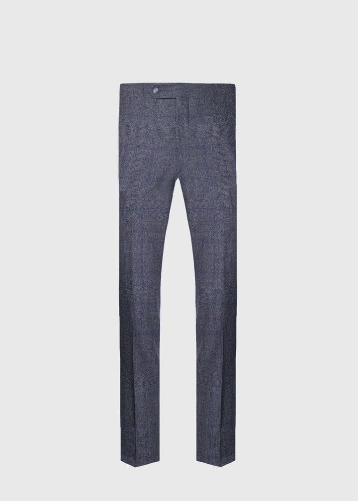 Wool & Cashmere Plaid Paul Suit - Grey
