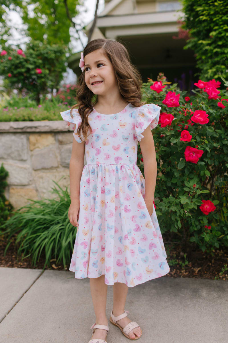 Olivia Dress - Candy Hearts
