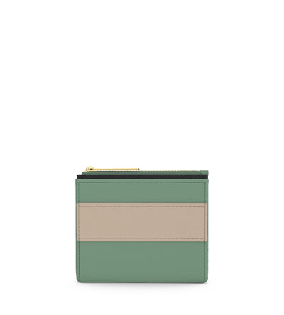 Mezzo Small Wallet - Sage/Ecru