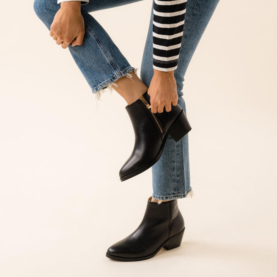 Marisa Inside Zip Boot - Black