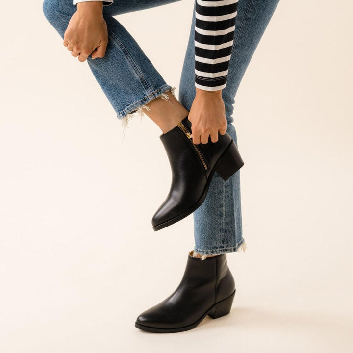 Marisa Inside Zip Boot - Black