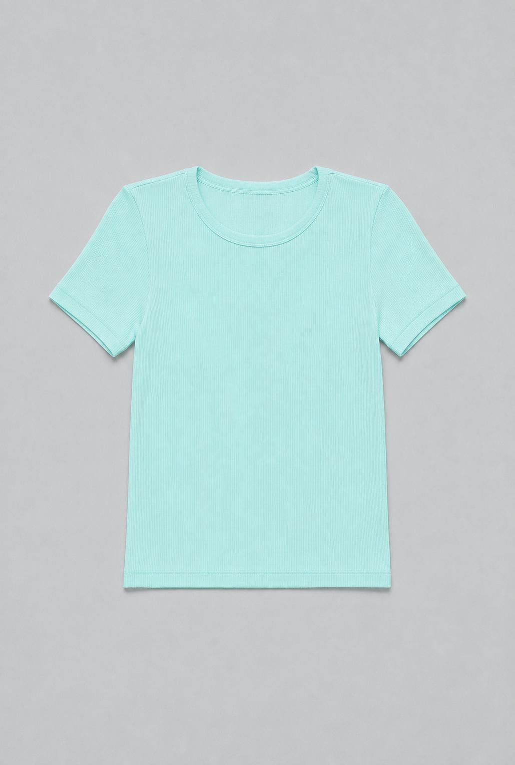 Ribbed Tee - Mint