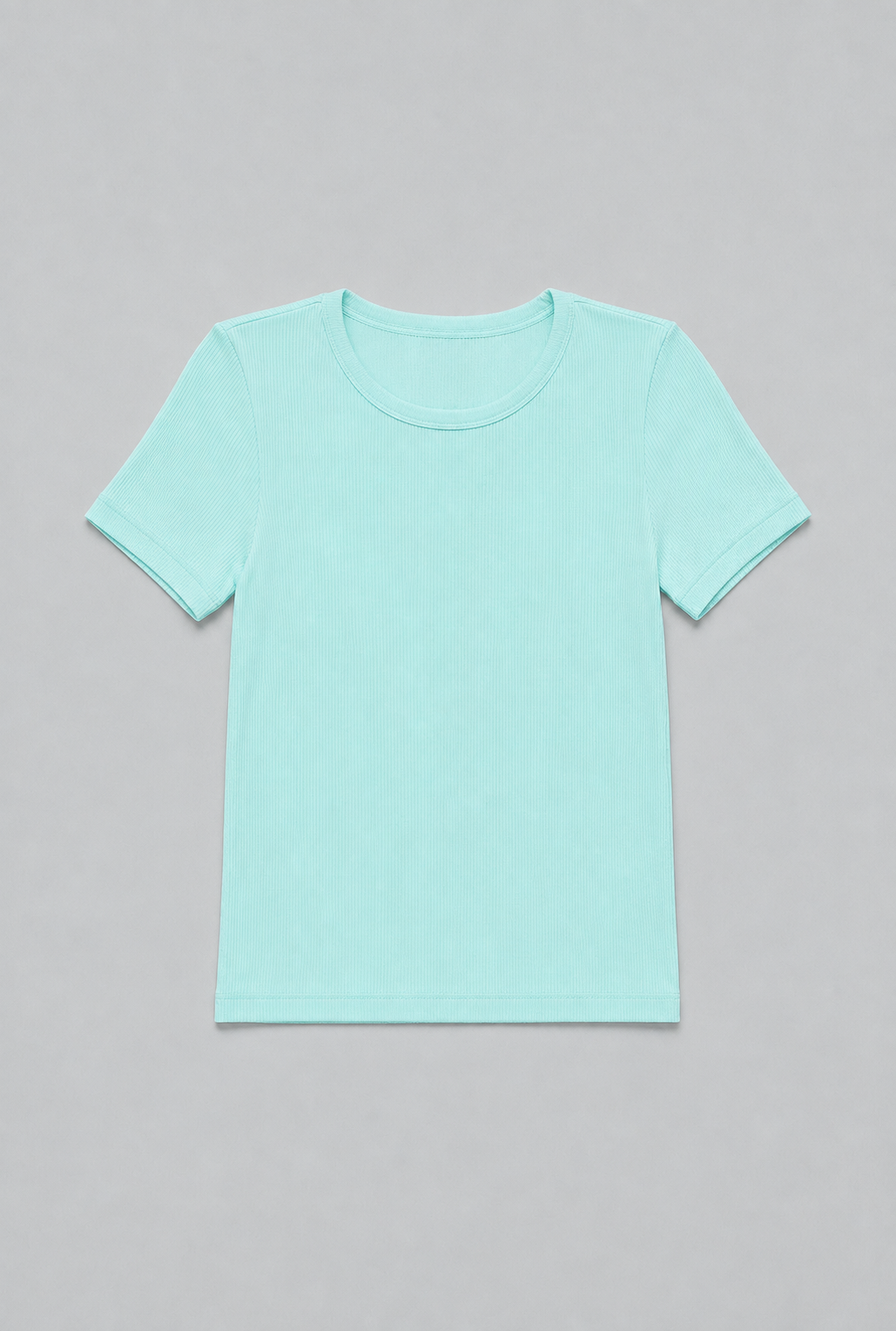 Ribbed Tee - Mint