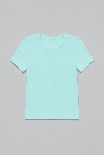 Ribbed Tee - Mint