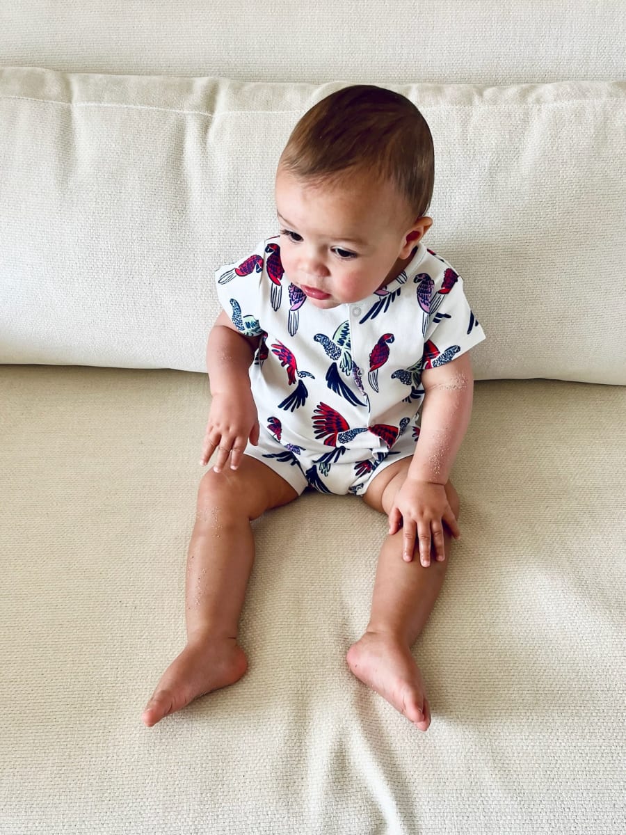 Baby Romper - Parrot Parade