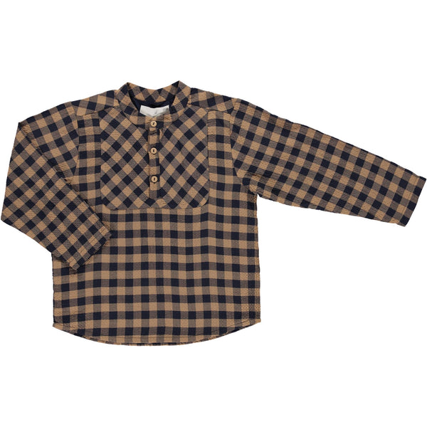 Jean Shirt Navy - Navy Gingham