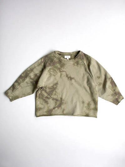 The Tie-Dye Sweatshirt - Sage tie-dye
