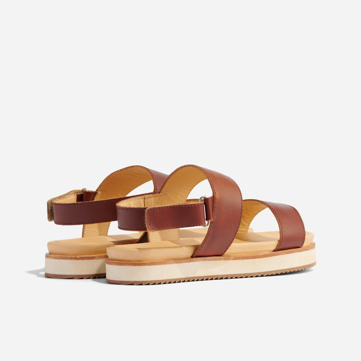 Go-To Flatform Sandal - Brandy