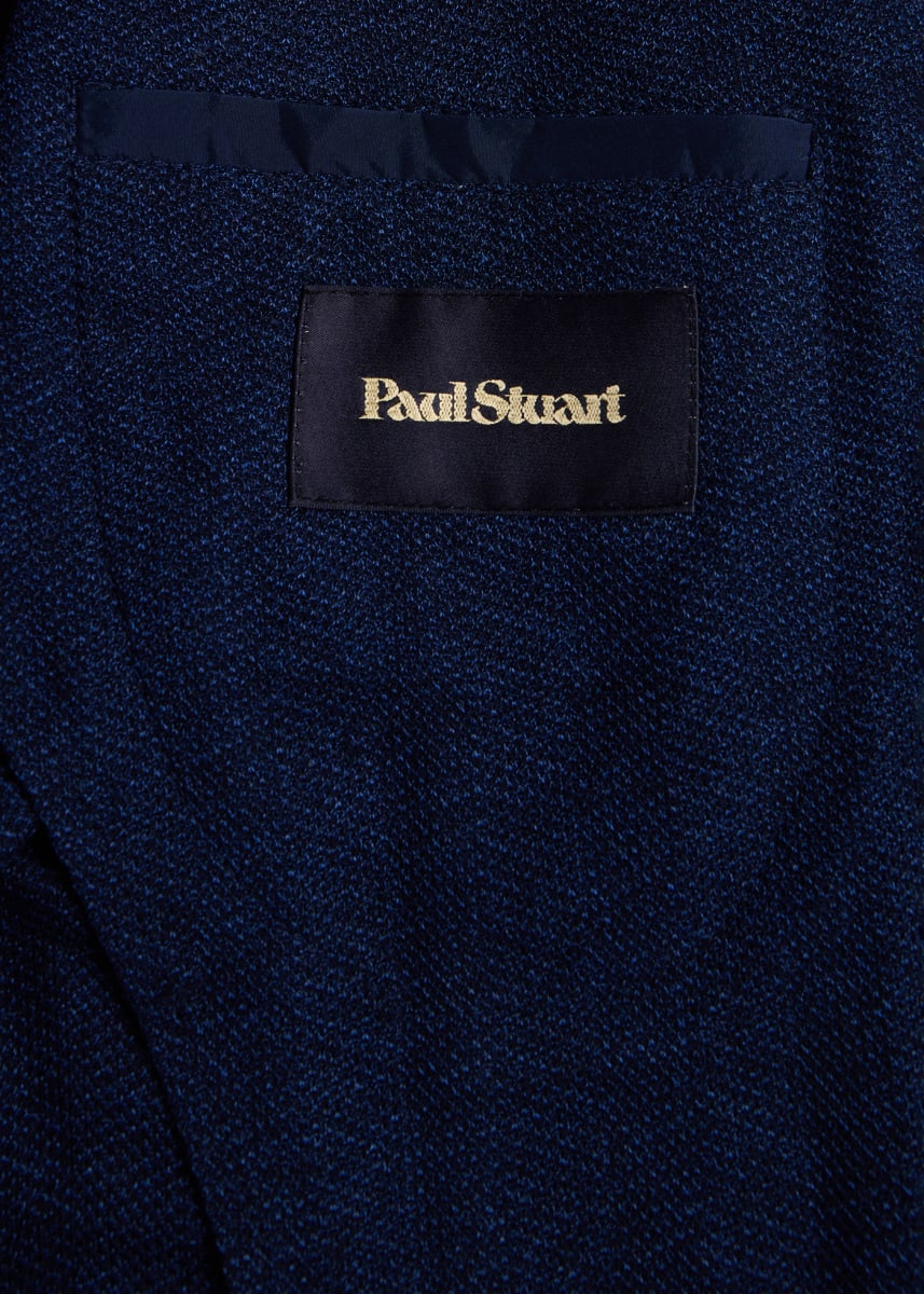 Cotton Jersey Bone Jacket - Navy