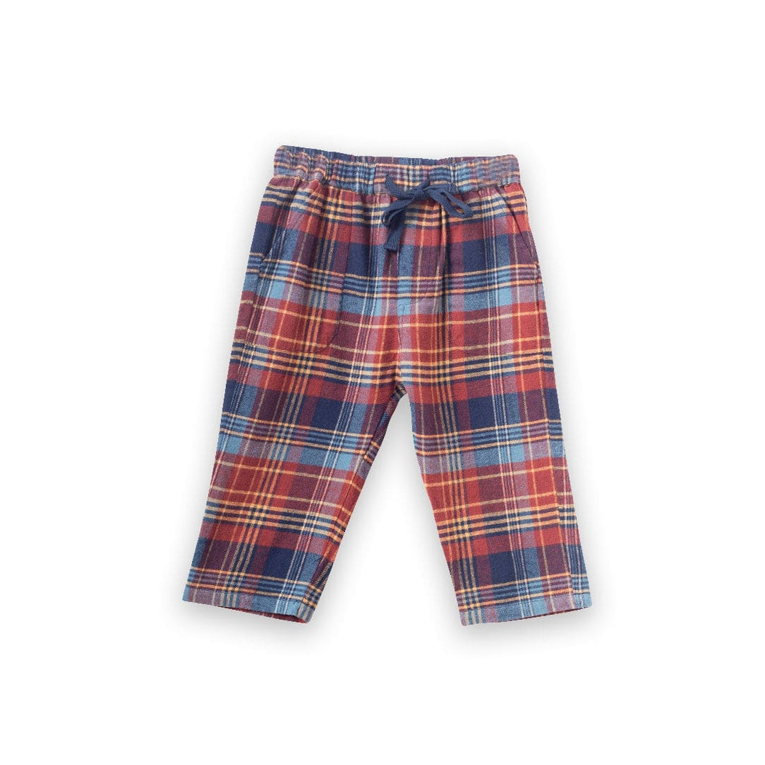 Baby Pants - Rust Plaid
