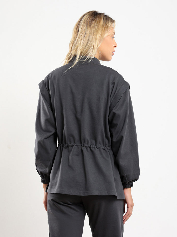 Siham Jacket - Midnight Grey