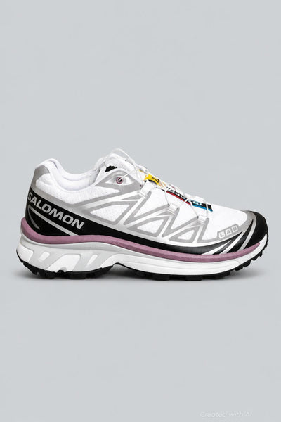 XT-6 - Blanc/Gris/Rose - US W 8/ US M 7 - Sneaker