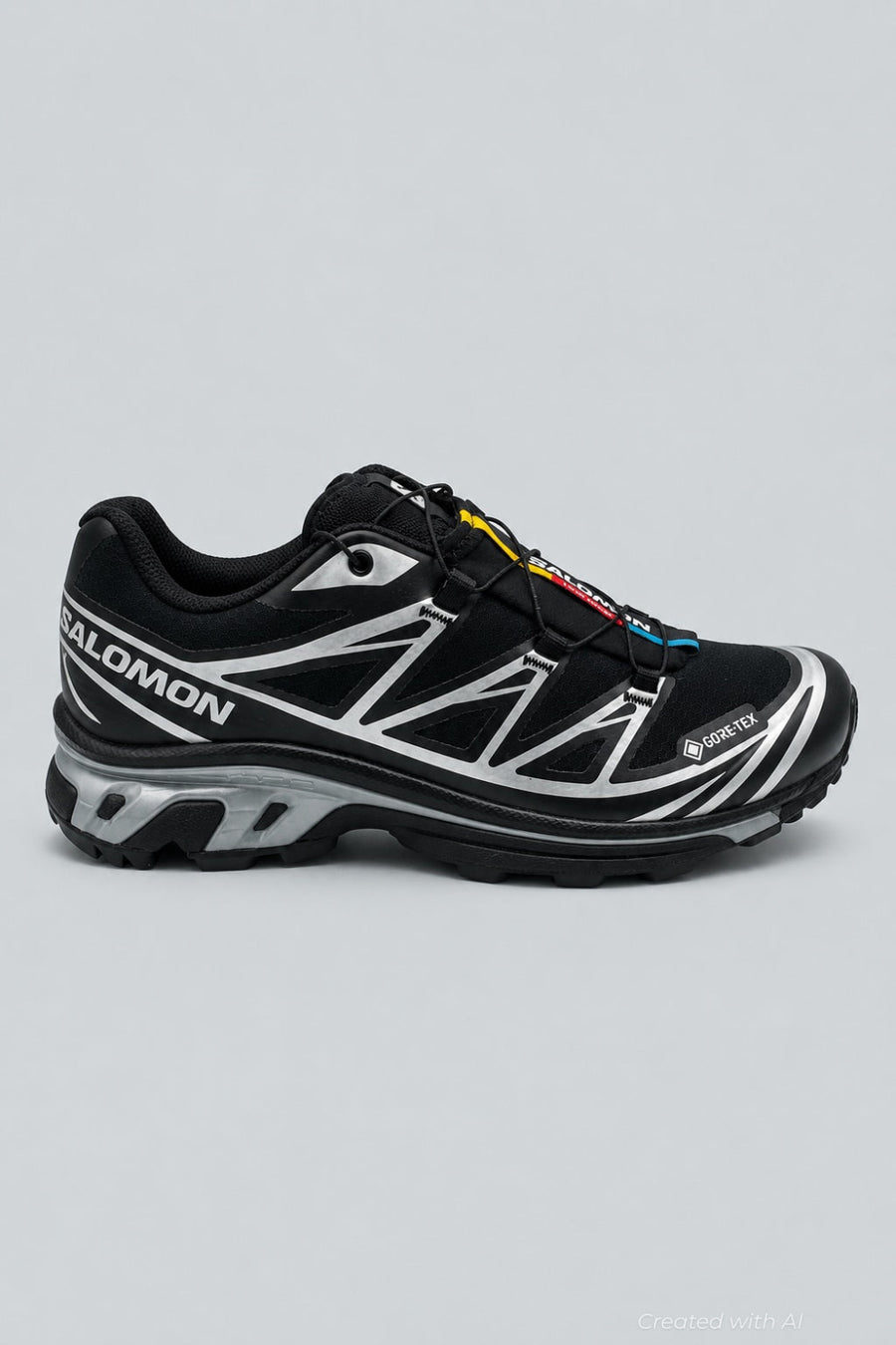 Xt-6 Gortex Black Silver Unisex Hiking - Black - US 9W / US 8M - Sneaker