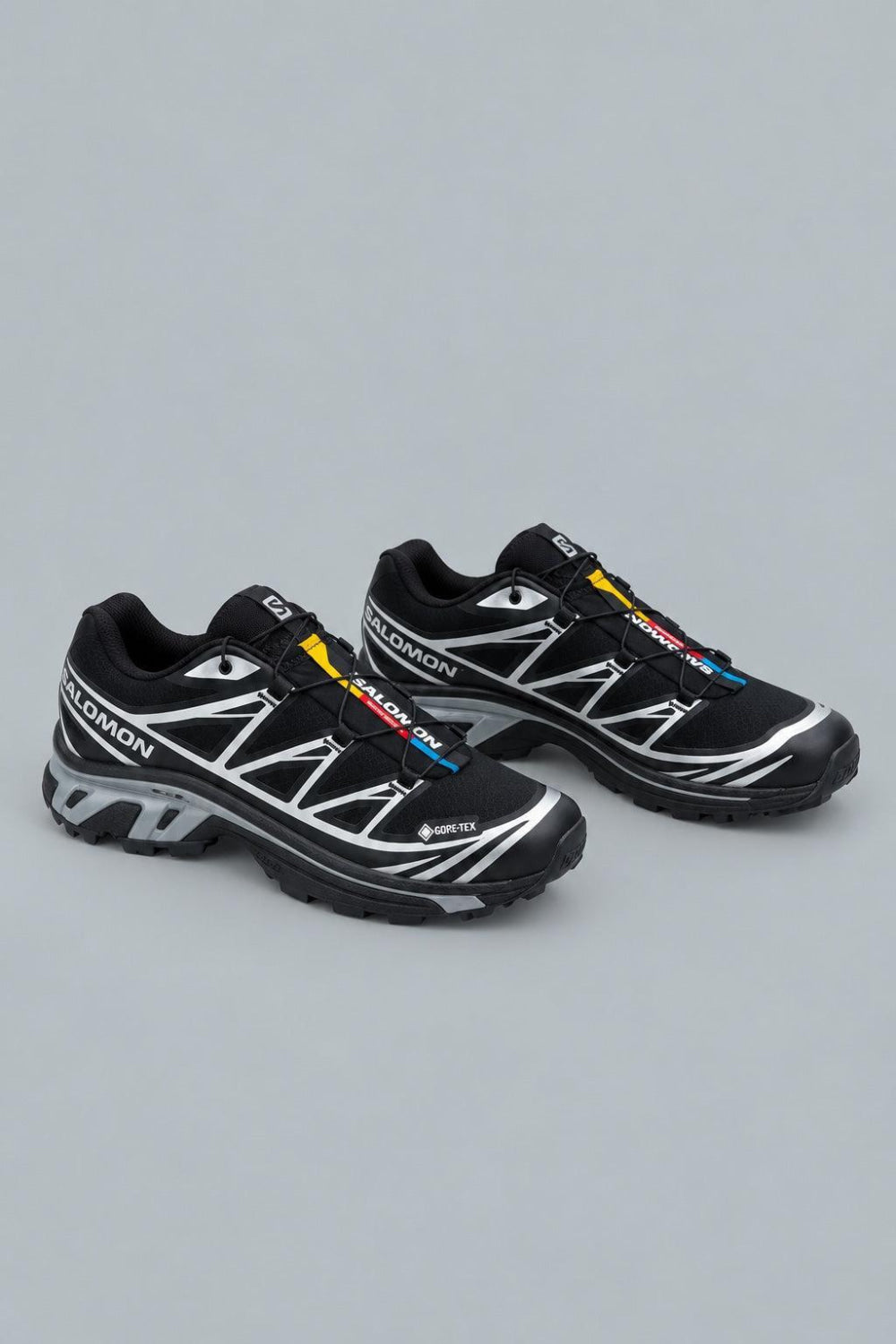 Xt-6 Gortex Black Silver Unisex Hiking - Black/Silver - US W 9 / US M 8 - Sneaker