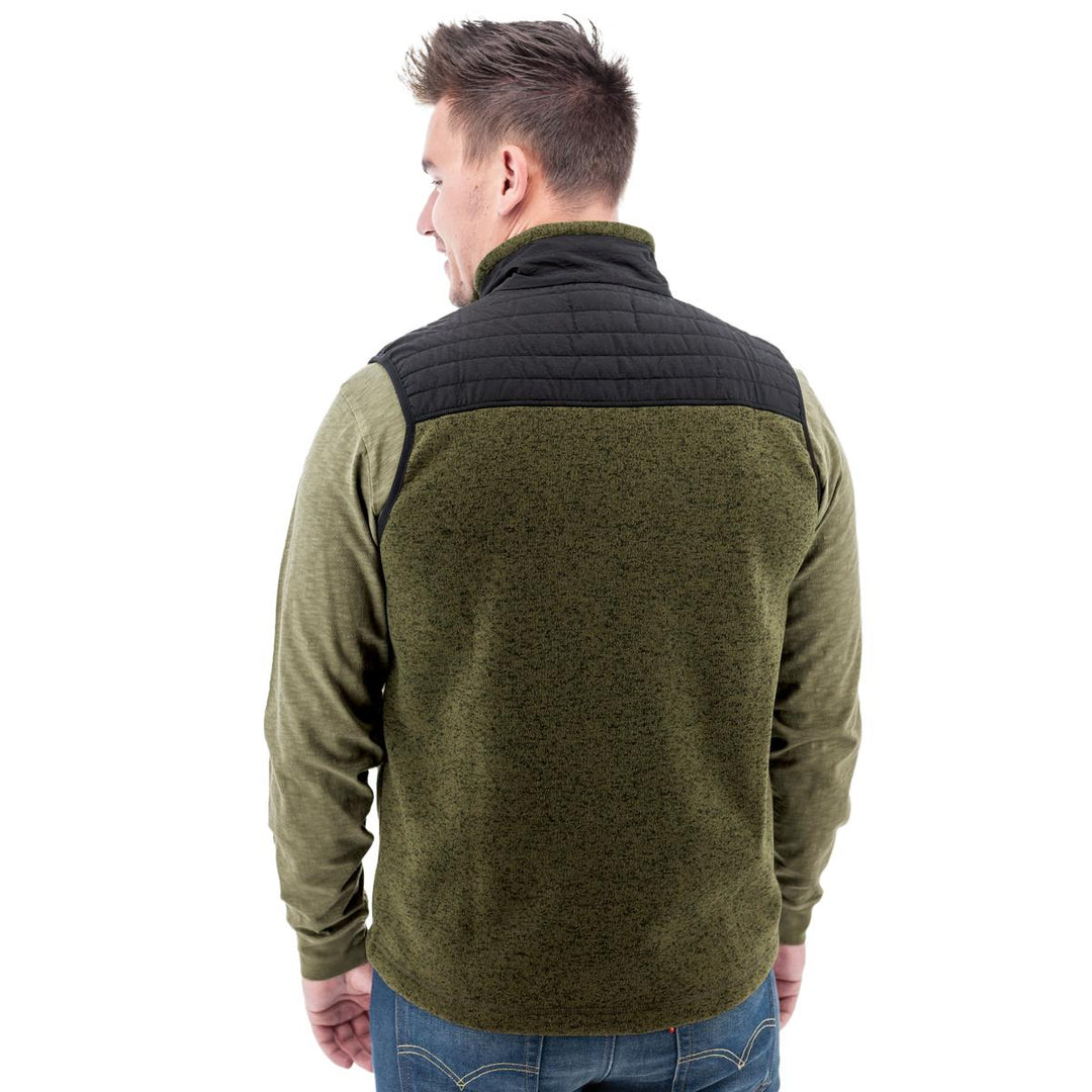 Ezrah Fleece Vest - Olive