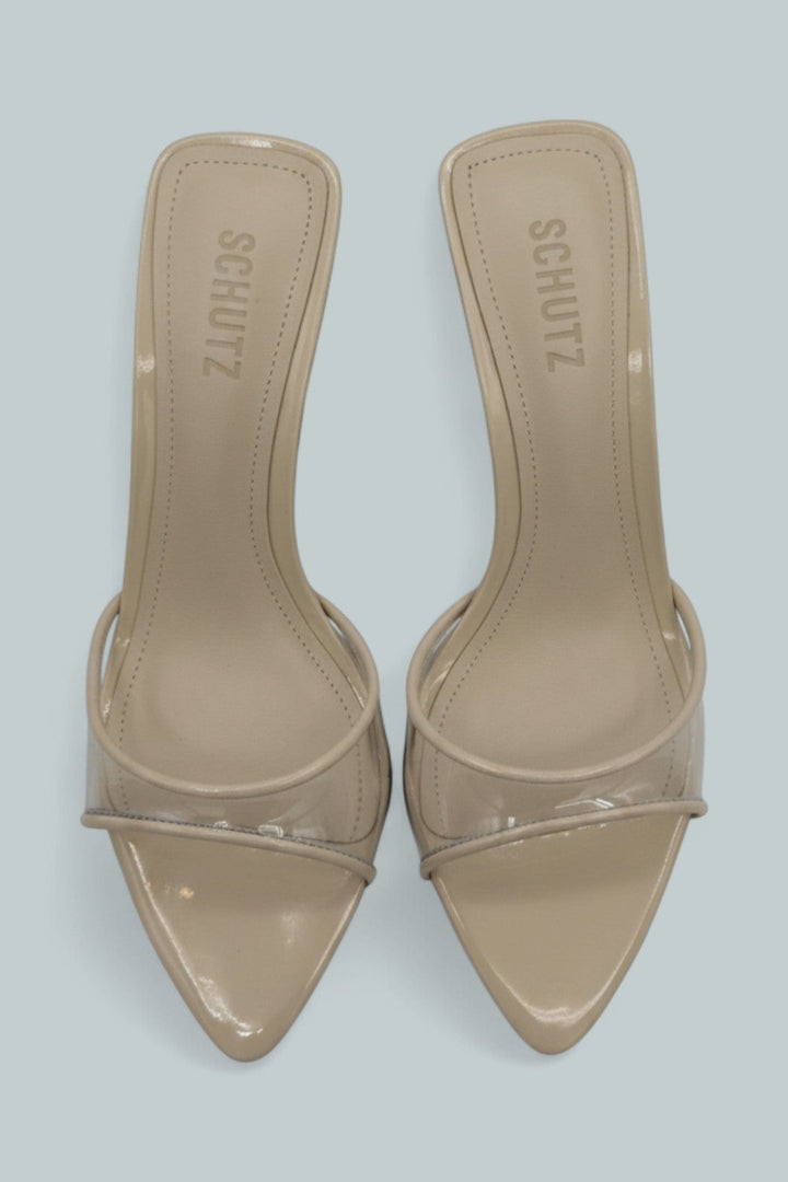 Elodie Vinyl Sandals - Sugar White