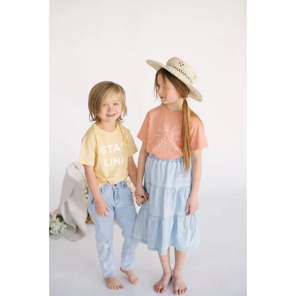 Future is Bright Kid’s Graphic T-Shirt - Muted Clay