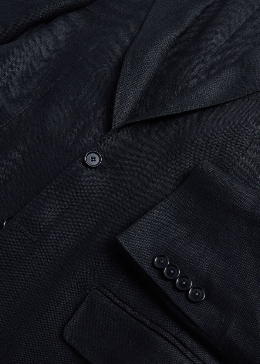 Linen Two - Black - Blazer