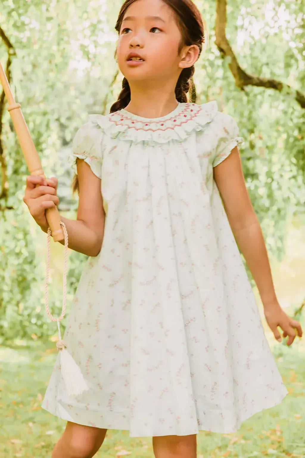 Bishop Dress - Jasmine Mint Floral