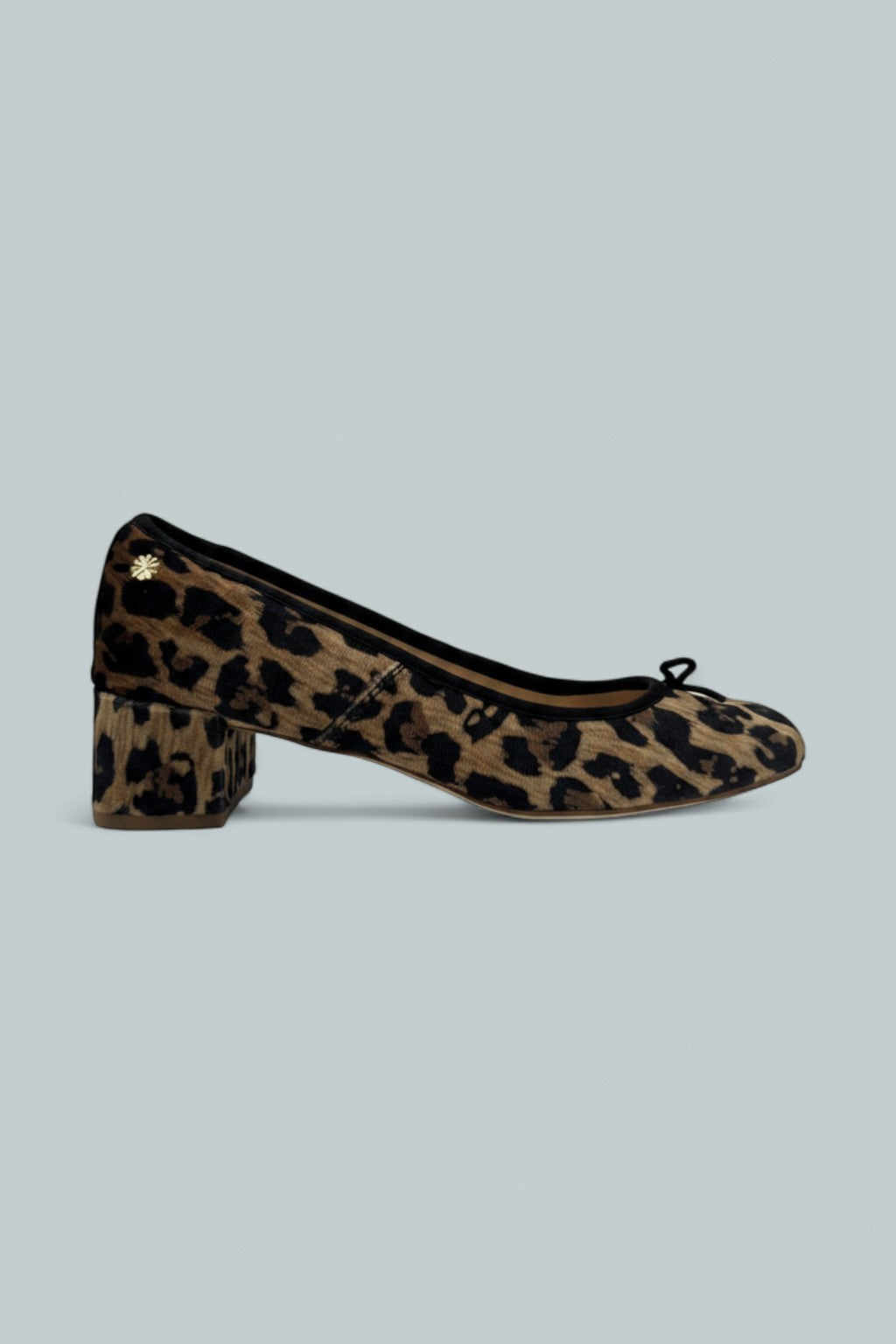 Maddy Velvet Pump - Leopard Multi