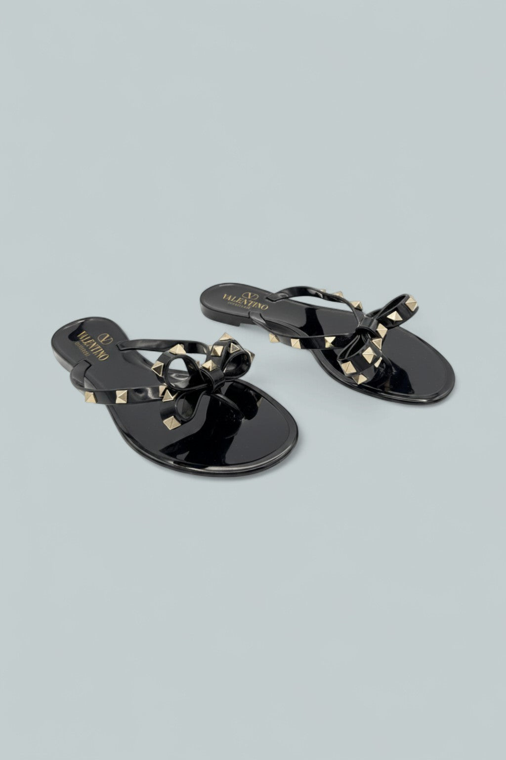 Rockstud Rubber Slipper - Poudre