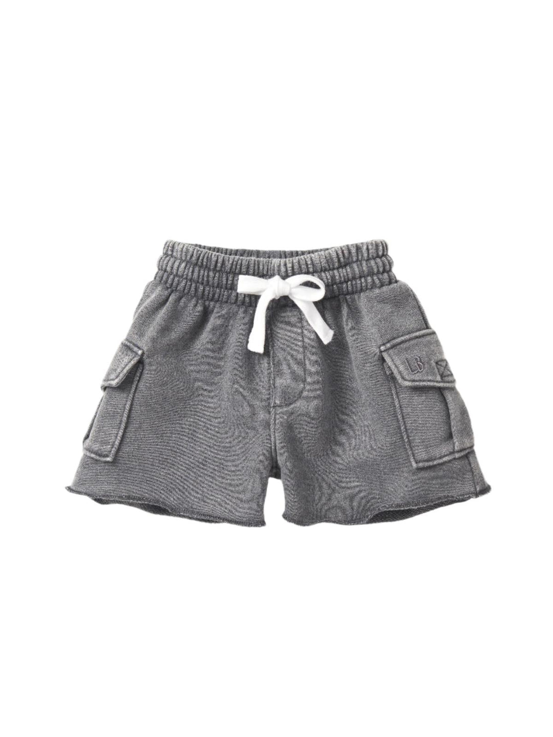 Raw Edge Cargo Short - Charcoal