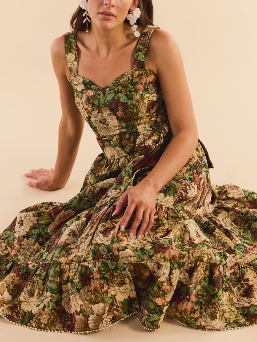 Tracy Set - Flora Floral Jacquard