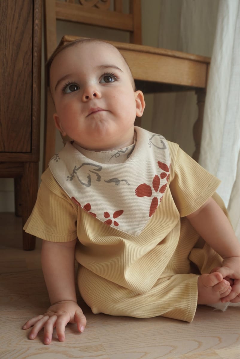 Organic Pima Cotton Bib - Peace